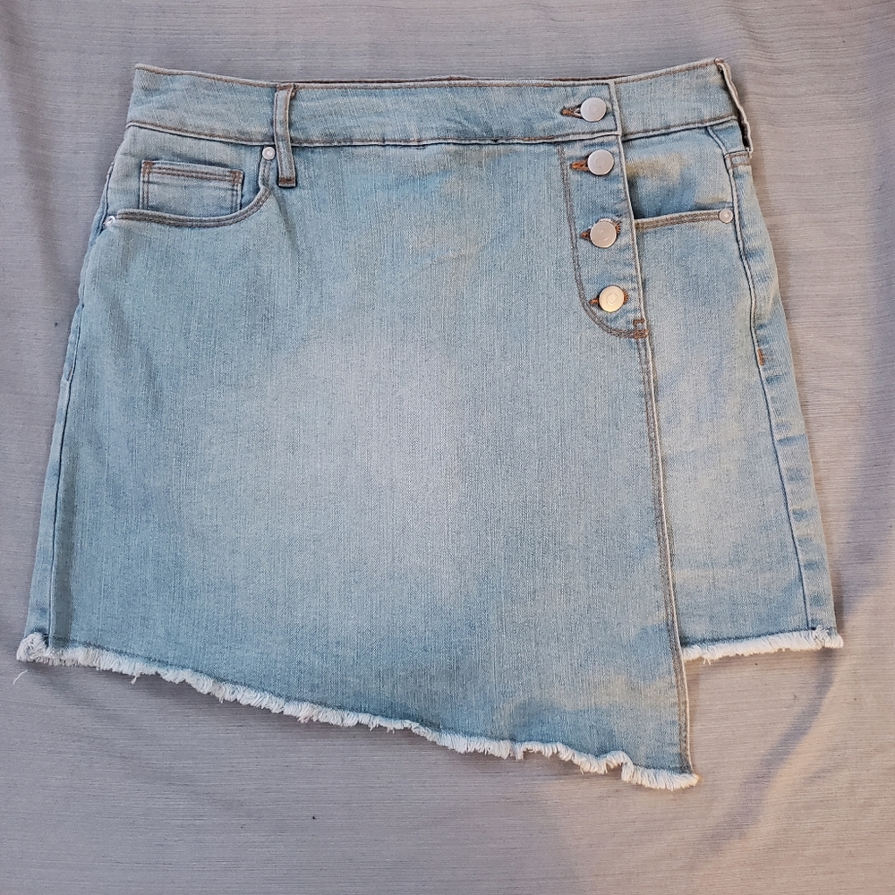 Denim Short Skirt